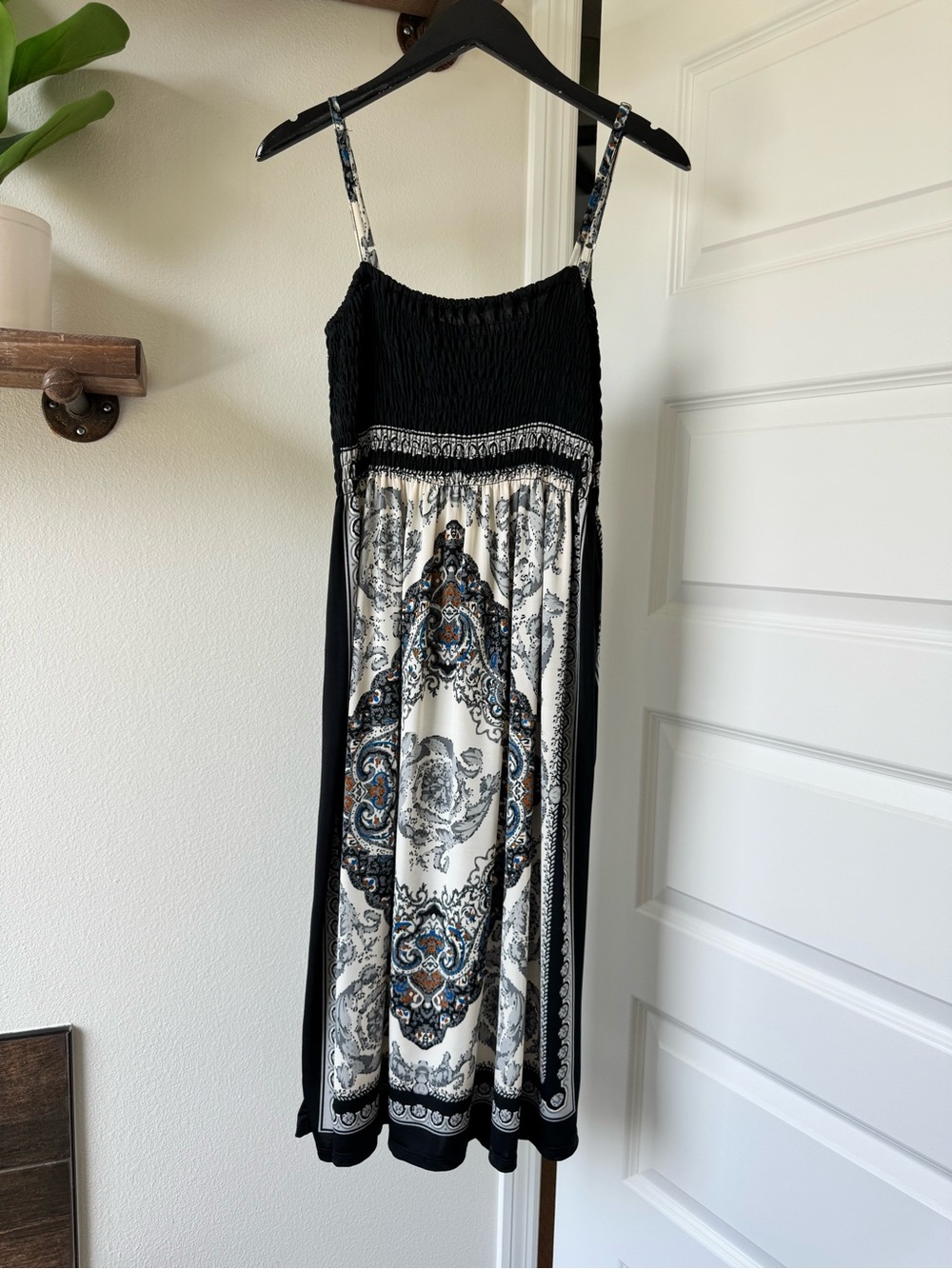 Stretchy one-size spaghetti strap dress